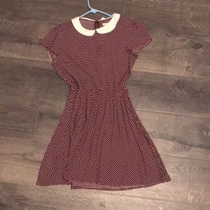 Polka dotted dress